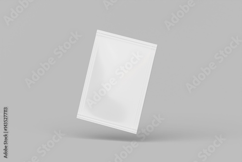 Sachet Packaging Mockup 2. 3D Render