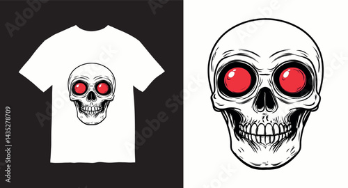 Graffiti skull graphic vector t-shirt design
