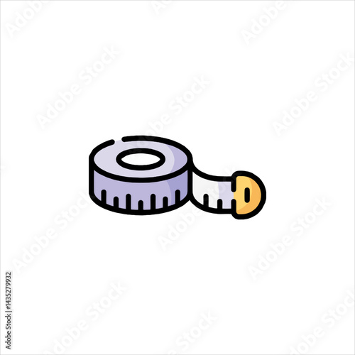 tape measure isolated on white