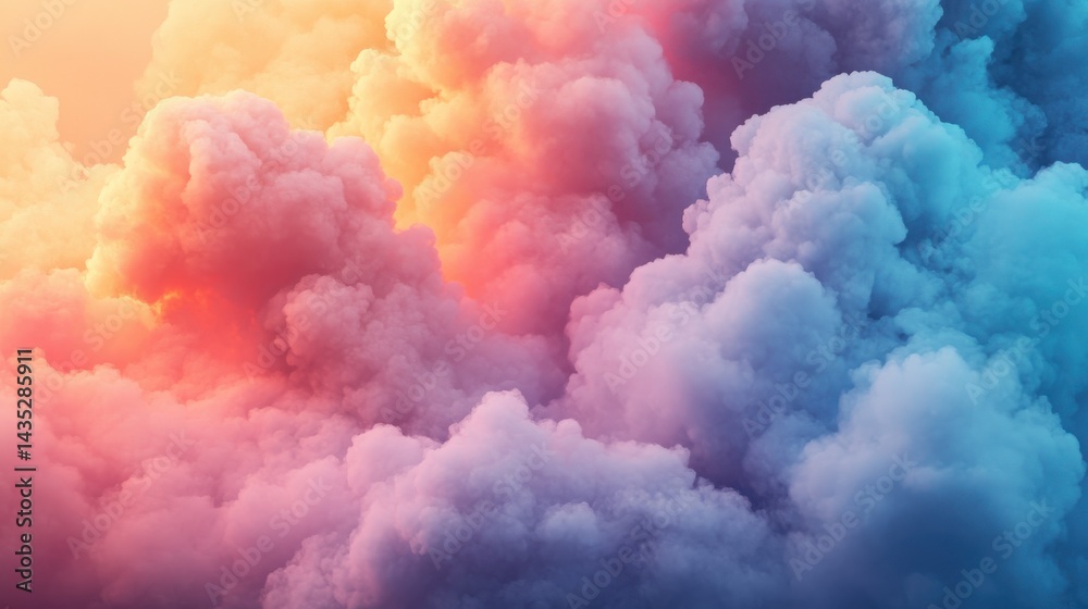 Fototapeta premium PNG. Cloud clouds illustration colors.