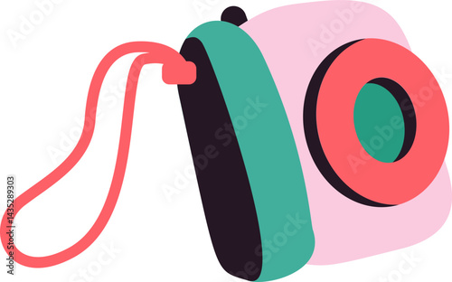 Colorful Camera Illustration
