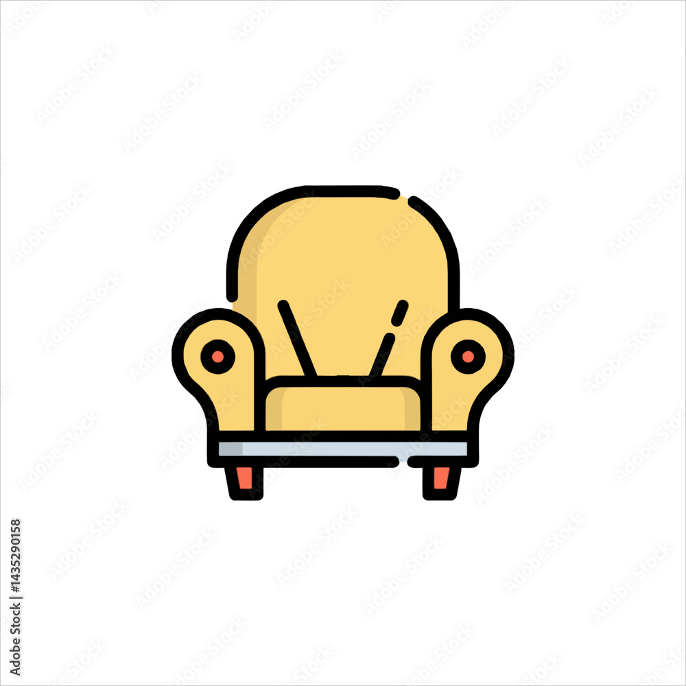 armchair vector illustration armchair vector illustration