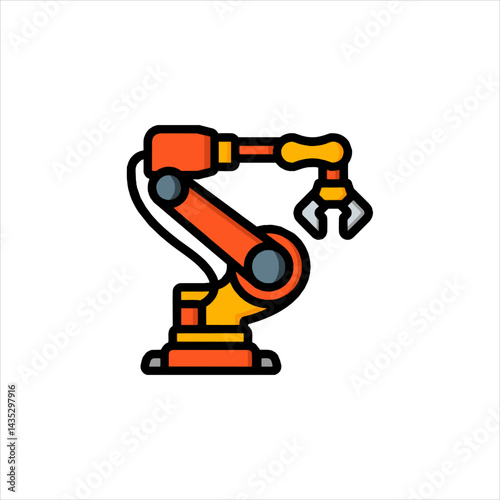 vector illustration of a drill