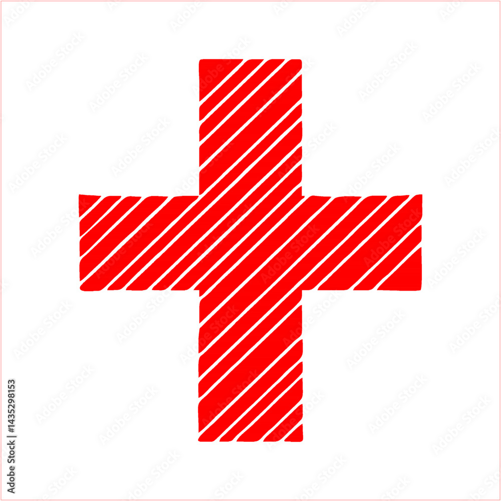 Fototapeta premium medical cross sign