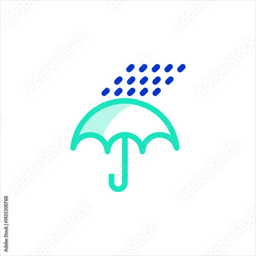 umbrella and rain