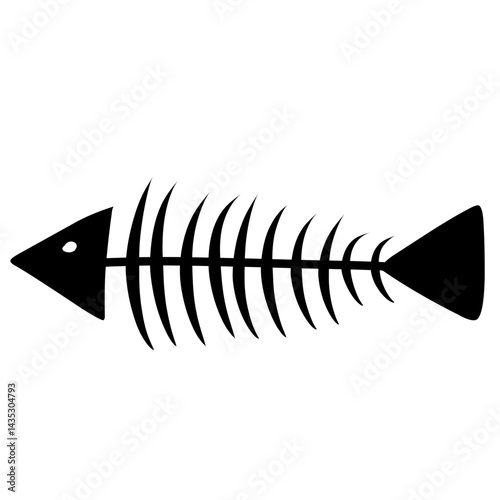 Vector Fish Bones