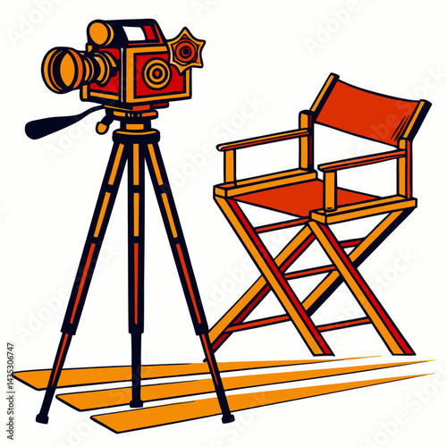 camera and tripod