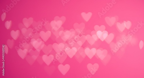 Pink Heartlight Bloom AI Generated