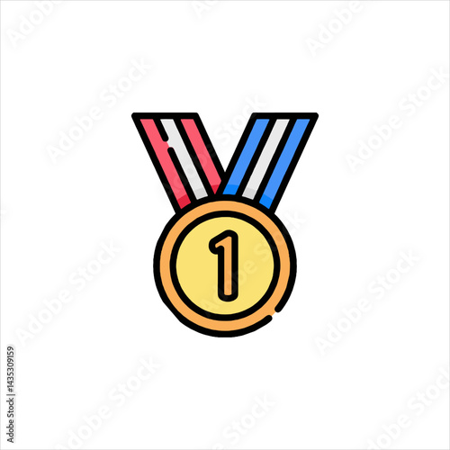 medal with ribbon
