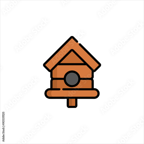 bird house on a white background