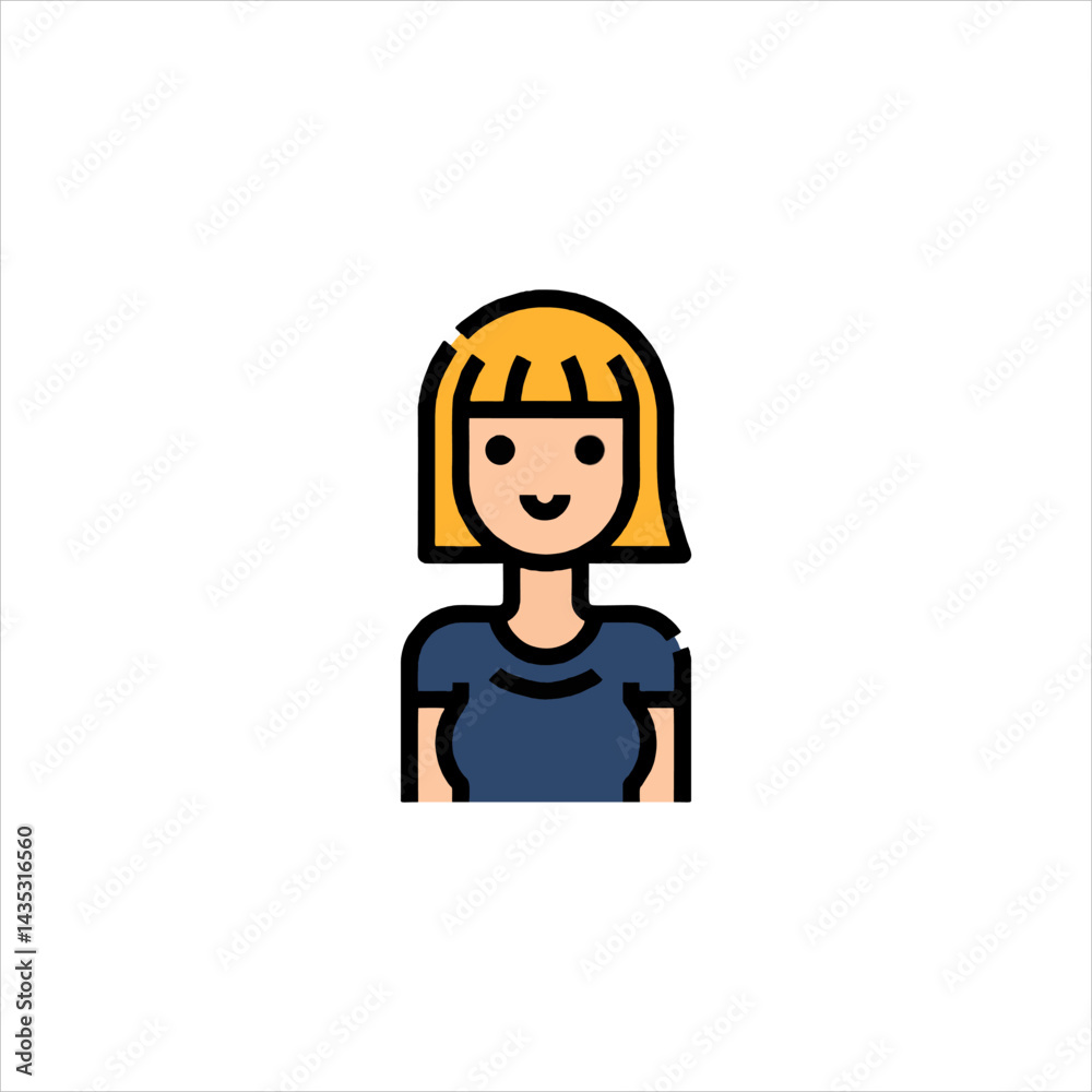 girl with speech bubble girl with speech bubble