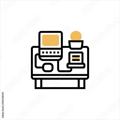 printer icon vector illustration