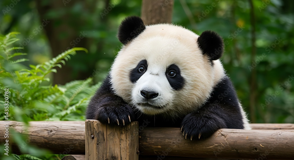 Obraz premium Bamboo Dreams AI Generated