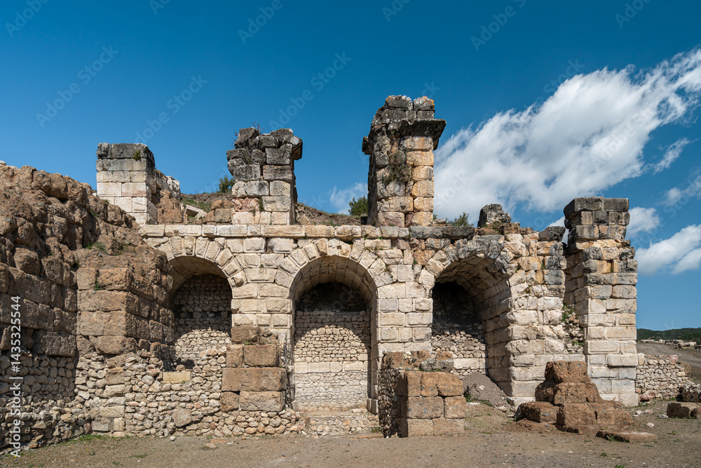 Kibyra Ancient City located in the Horzum neighborhood of Golhisar district of Burdur Kibyra Ancient City located in the Horzum neighborhood of Golhisar district of Burdur