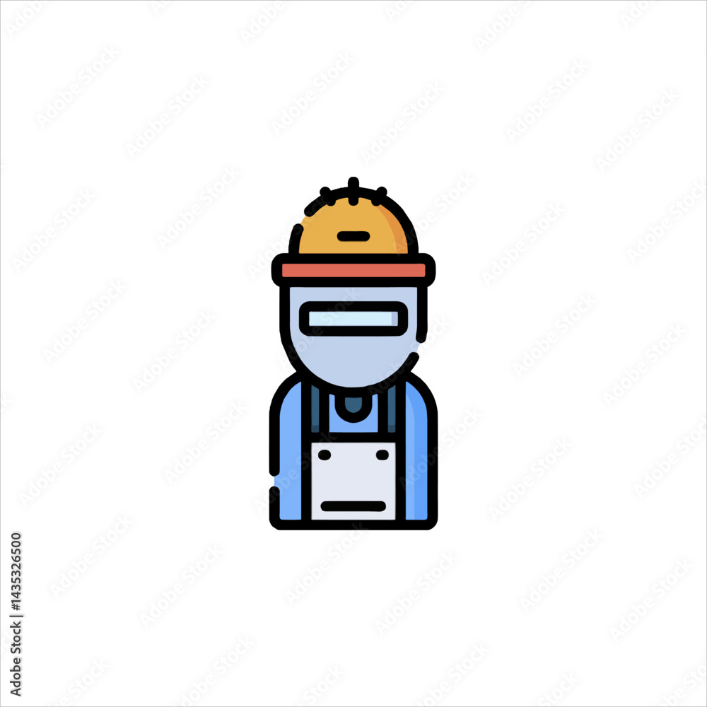 Obraz premium funny cartoon builder