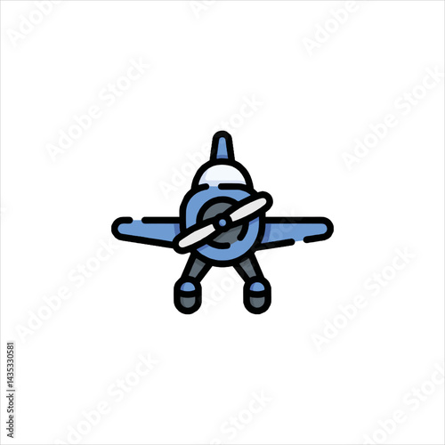 airplane isolated on white