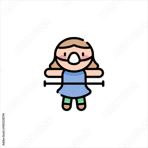 girl with glasses