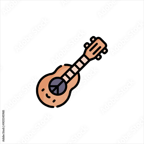 acoustic guitar vector