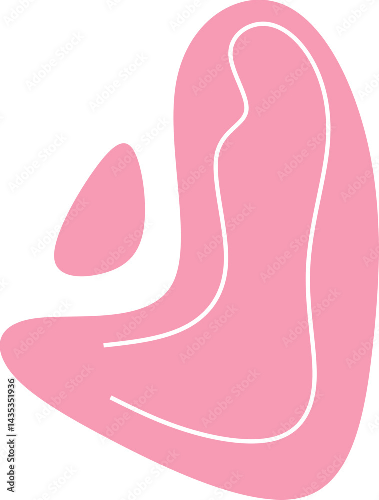 Abstract Organic Shape Abstract Organic Shape