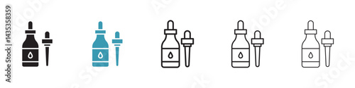 Serum vector icon logo or illustration