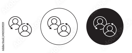 Partner program vector icon logo or illustration