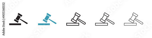 Law vector icon logo or illustration