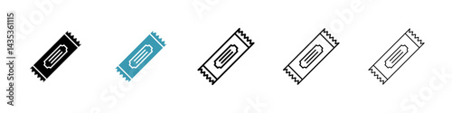 Granola bar vector icon logo or illustration