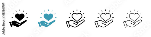 Empathy vector icon logo or illustration