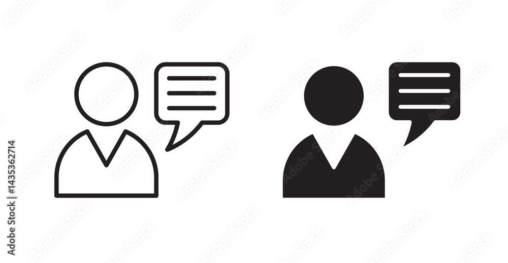 Suggestion icons. Vector isolated elements concept Suggestion icons. Vector isolated elements concept