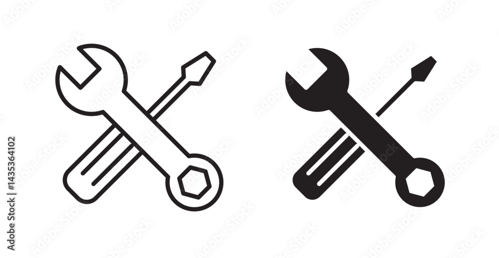 Repair tools icons. Vector isolated elements concept Repair tools icons. Vector isolated elements concept