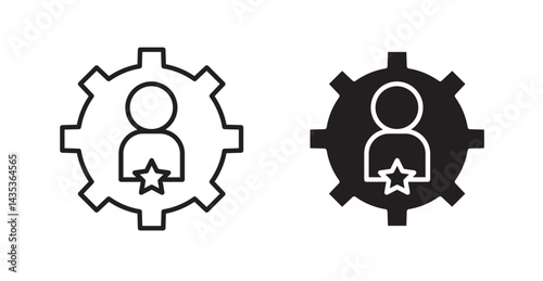 Potential icons. Vector isolated elements concept