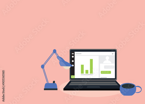 Program interface on the laptop
