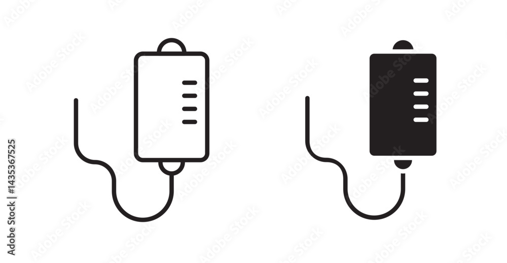 IV icons. Vector isolated elements concept IV icons. Vector isolated elements concept