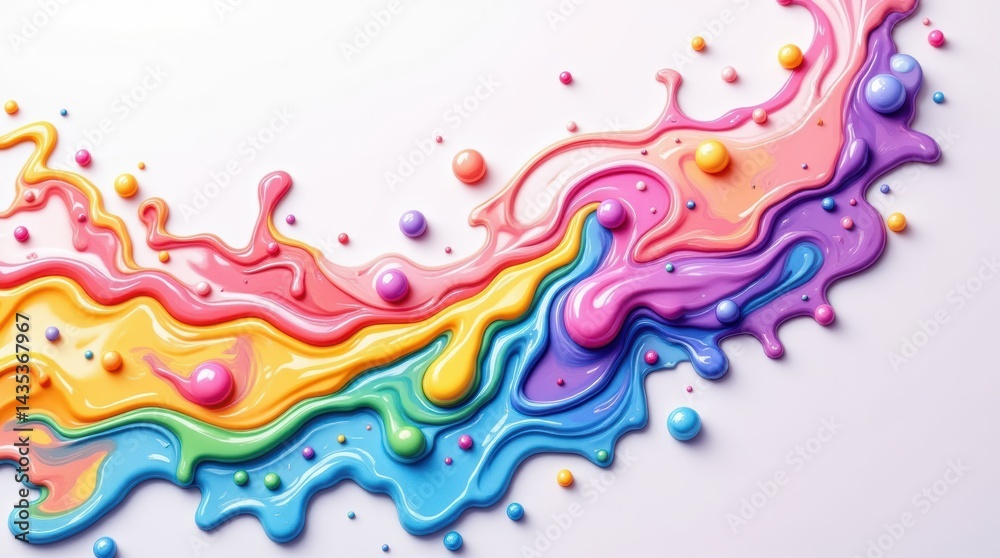 Vibrant Swirls of Colorful Liquid Paints Capturing the Essence of Artistic Expression Vibrant Swirls of Colorful Liquid Paints Capturing the Essence of Artistic Expression