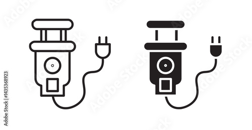 Garbage disposal icons. Vector isolated elements concept