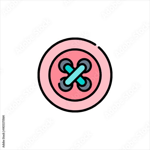 vector illustration of a cross symbol