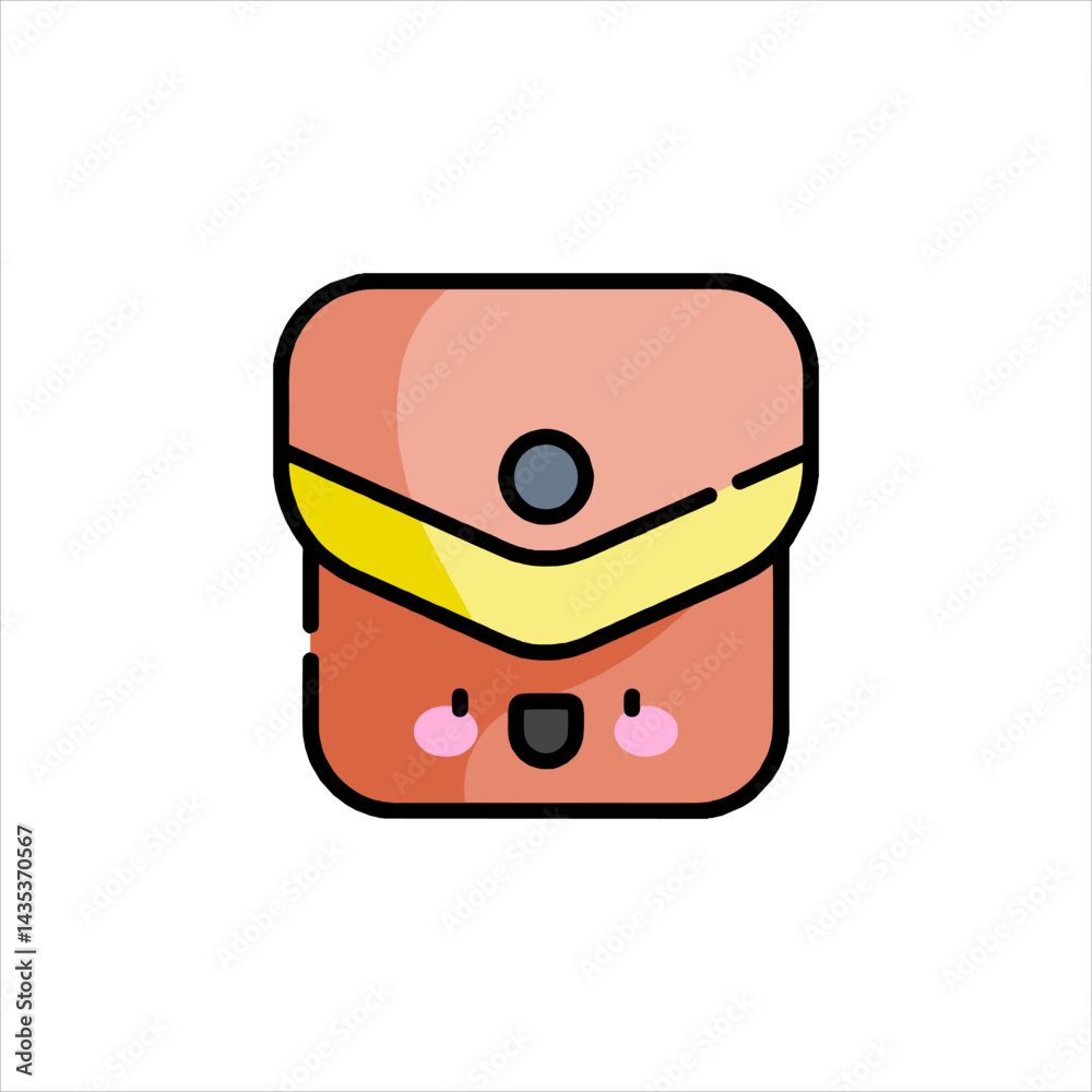 Fototapeta premium funny cartoon face