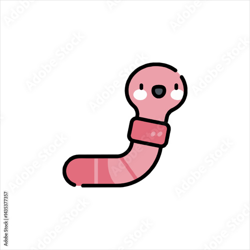 funny cartoon worm