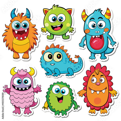 Cute Cartoon Monsters