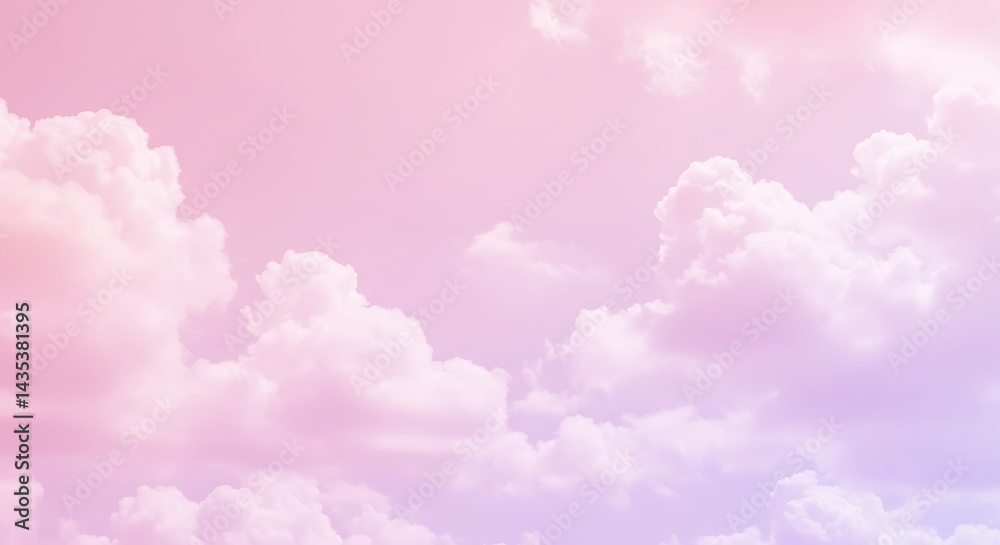 Cotton Candy Cloudscape AI Generated Cotton Candy Cloudscape AI Generated
