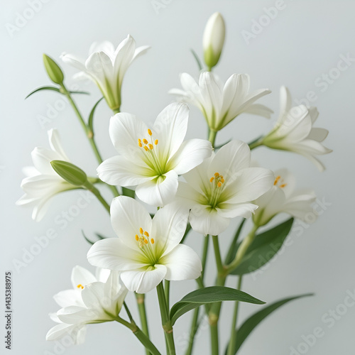 Obraz na płótnie bouquet of white flowers w salonie