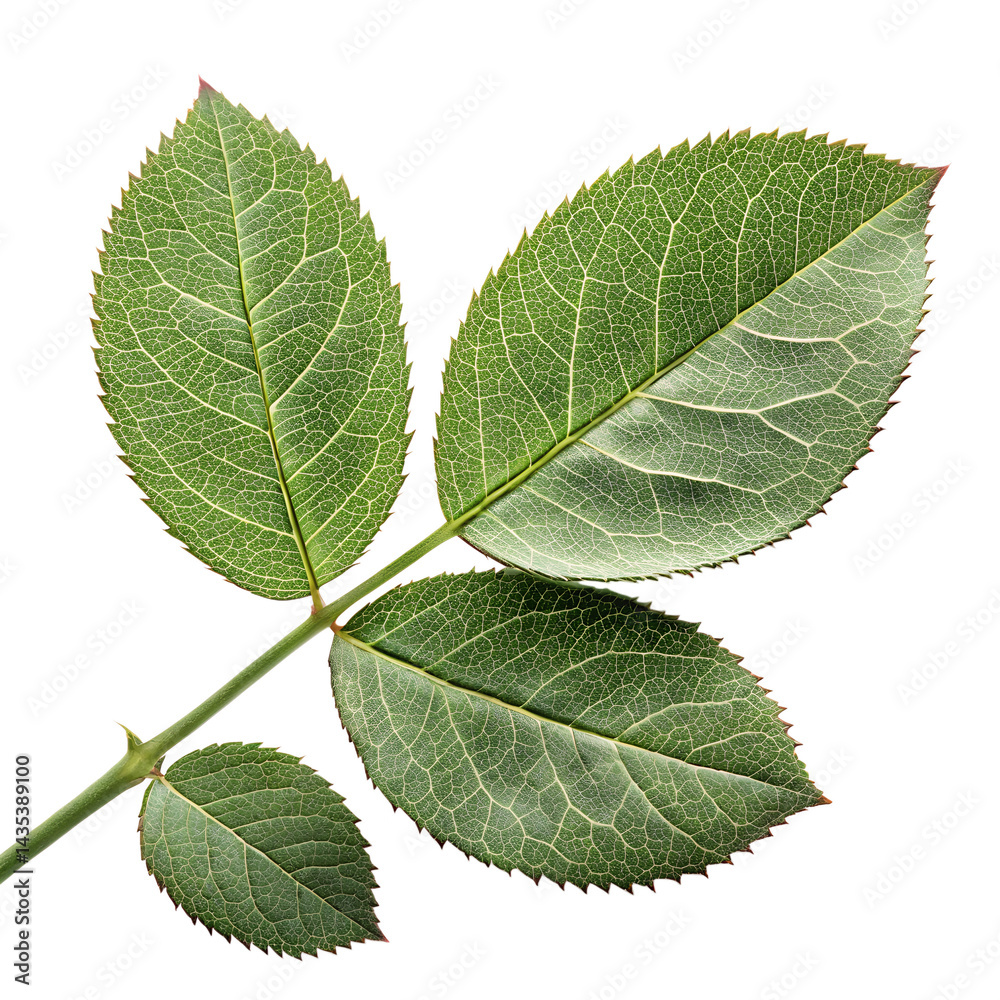 Obraz premium rose leaves on transparent background png