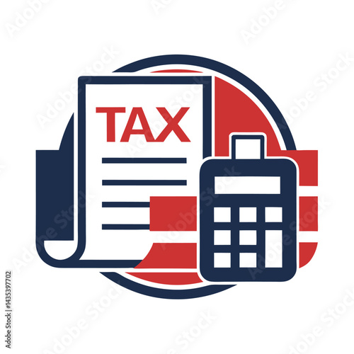 Professional consultancy logo design for tax services showcasing clarity and reliability with a focus on financial expertise in an organized layout