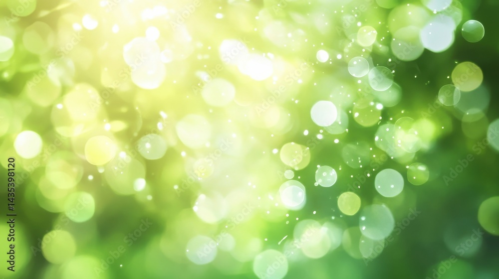 Fototapeta premium green nature bokeh background