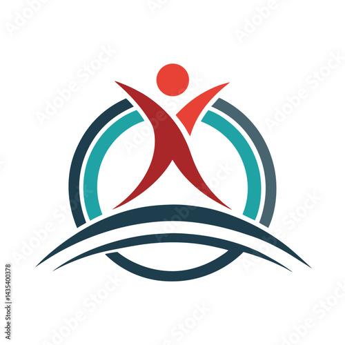 Guidance focused minimalist logo designed for sports coaching to represent empowerment, movement, and active lifestyles in a creative and modern way