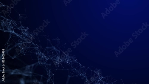 Abstract Plexus Digital Geometrical Background 4k animation of an abstract technology background with moving lines and dots for network digital data concept and communication seamless