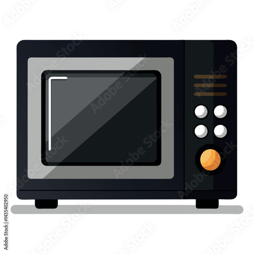 vector microwave icon on white background 