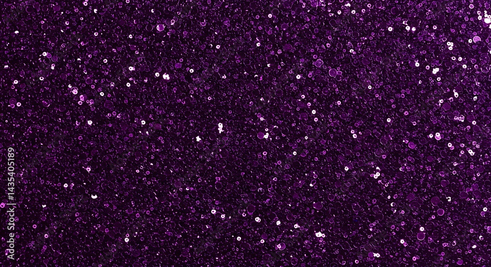 Obraz premium Midnight Sparkle: A Deep Purple Glitter Texture AI Generated