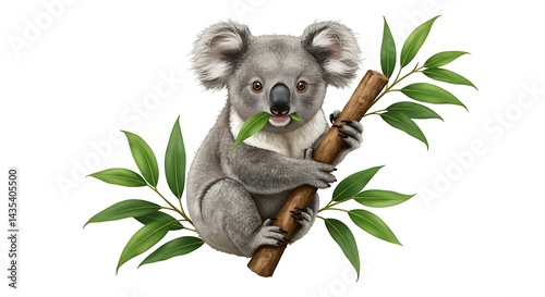 Eucalyptus Embrace AI Generated