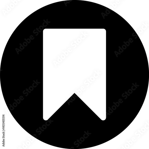 Bookmark icon isolated on white background